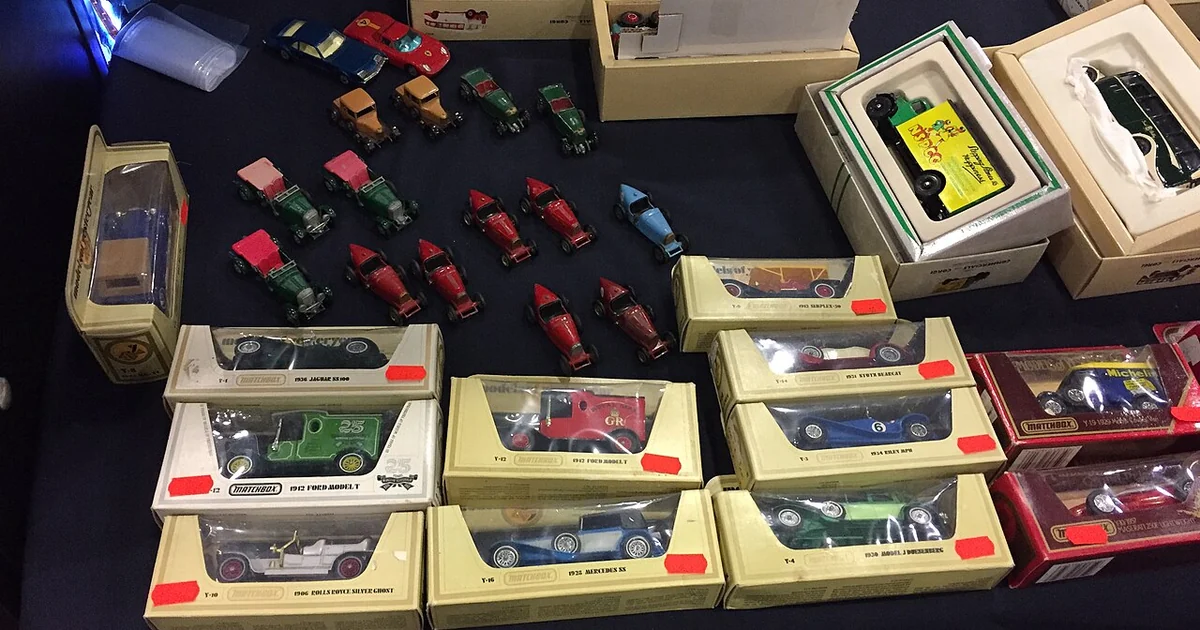 Antique cars from the Diecast Convention, Mexico 2017